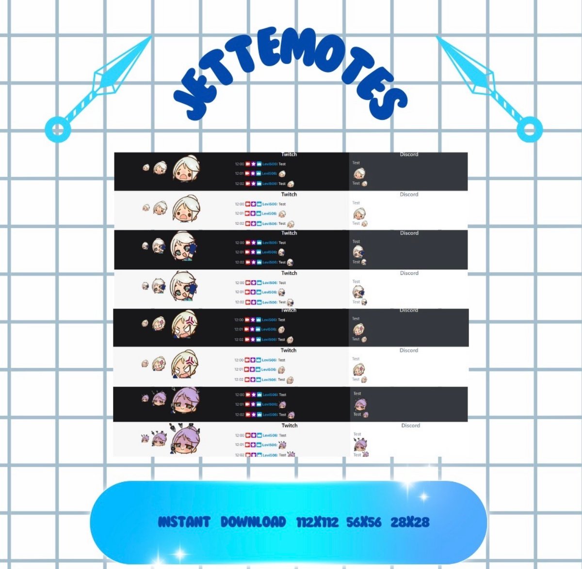 crumblerum's tweet photo. Valorant emotes of Jett! Posted them on my ko-fi  ( link in bio ) 
If you’d like to purchase and use them! If not if you could leave a like or follow I’d appreciate it !

Thanks!
 
 Who should I do next?

#emotes #valorantemotes #jettemotes #digitalart #art #twitch #streaming https://t.co/MRMdeVSl53