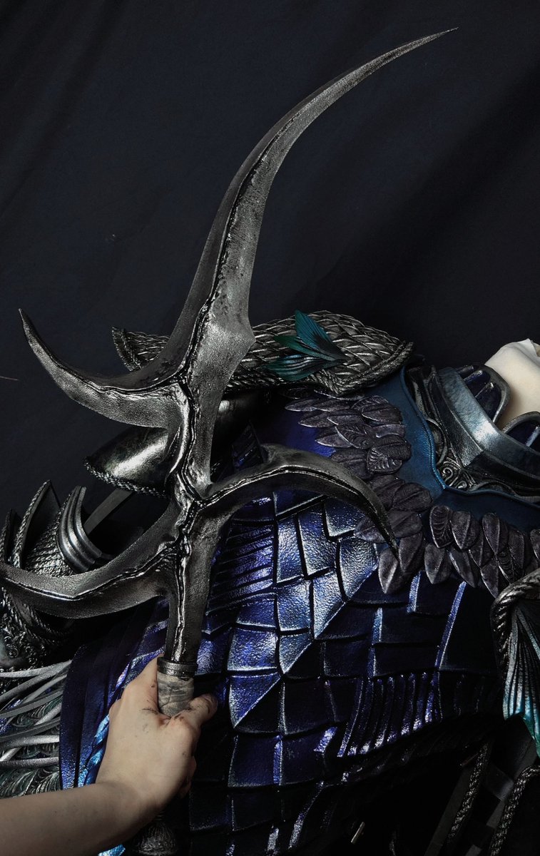 liancwan's tweet photo. #EldenRing #cosplay The Black Knife Assassin

I finally finished the suit of armor
The armor is made of EVA foam～ https://t.co/cMQGfxFJrz