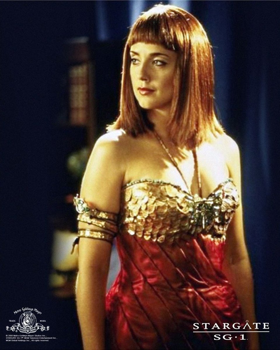 SuanneBraun's tweet photo. I was asked recently if I’d be willing to revisit the role Hathor should Stargate be remade. It’s a no brainer- YES! But
 I don’t think if Hathor were to return, she’d be in the same form. Maybe I could play her mother? Grand mother?🤪
BUT if she were animated……THAT I could do! https://t.co/QfPdlAohDz