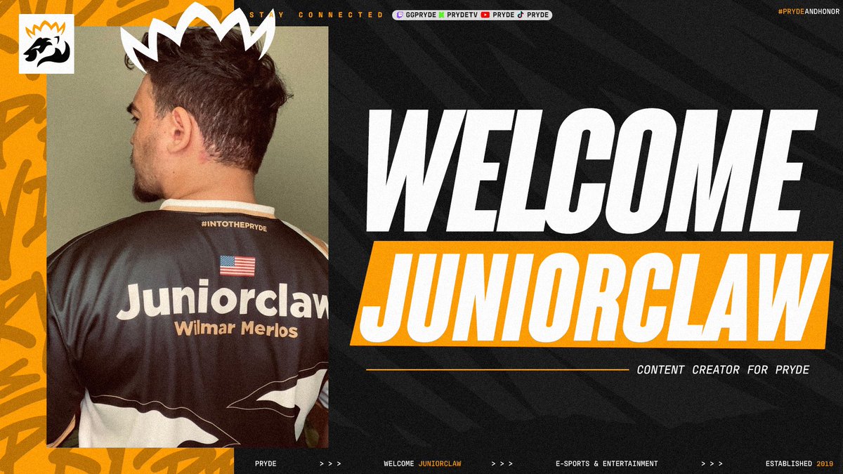 Pryde (@ggpryde) on Twitter photo The Pryde grows stronger with our newest content creator ๐ฆ
Please join us in welcoming <a href="/Juniorclaw/">Juniorclaw</a> to the family!! The Pryde grows stronger with our newest content creator ๐ฆ
Please join us in welcoming <a href="/Juniorclaw/">Juniorclaw</a> to the family!!