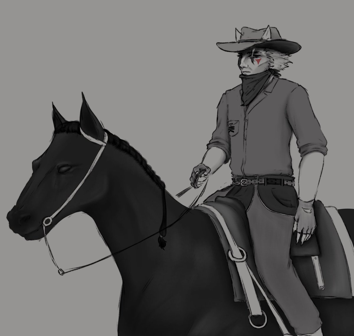 b1teb4ck's tweet photo. Cowboy Ren doodle
#tpof #renhana https://t.co/noIjpULxWJ