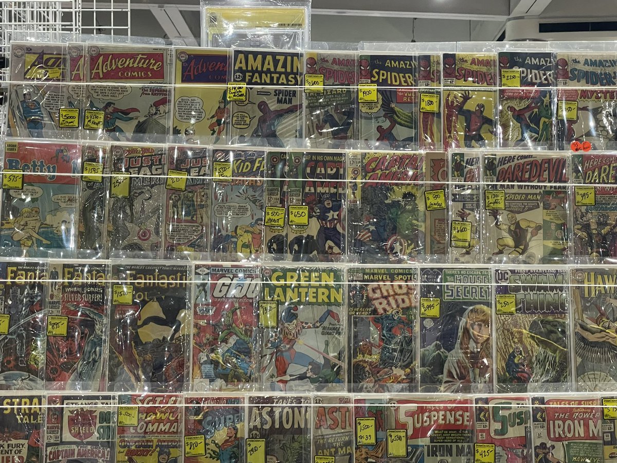 greatescapebg's tweet image. Always some serious heavy hitters out here. 🤯

@Comic_Con #comiccollector #comiccollection #keyissue #SDCC2024