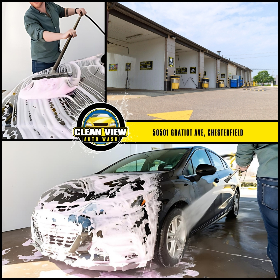 cleanviewauto's tweet image. Did you know we offer self serve unlimited options? Stop by our self-serve bays at our Chesterfield location for a top-notch clean. Easy, efficient, and always ready for you! 🚗💦 #CleanViewAutoWash #SelfServeBays