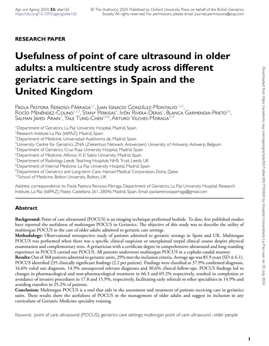 Paola Reinoso Párraga (@paolareinosop) on Twitter photo Usefulness of Point of Care Ultrasound in Older Adults: a multicentre study across different geriatric care settings in Spain and the United Kingdom. <a href="/Age_and_Ageing/">Age_and_Ageing</a> <a href="/Wally_Gator_MD/">Juan I González Montalvo</a> <a href="/yaletung/">Yale Tung-Chen</a> <a href="/rociomcolino/">Rocío Menéndez-Colino</a> <a href="/blanca2785/">Blanca</a> <a href="/StanyPerkisas/">Stany Perkisas</a> <a href="/avilmor/">arturo vilches</a> <a href="/riveta_y/">Ivon Rivera Deras</a> <a href="/GeriSoc/">British Geriatrics Society</a> <a href="/GeriatriaLaPaz/">Geriatría Hospital U. La Paz</a> Usefulness of Point of Care Ultrasound in Older Adults: a multicentre study across different geriatric care settings in Spain and the United Kingdom. <a href="/Age_and_Ageing/">Age_and_Ageing</a> <a href="/Wally_Gator_MD/">Juan I González Montalvo</a> <a href="/yaletung/">Yale Tung-Chen</a> <a href="/rociomcolino/">Rocío Menéndez-Colino</a> <a href="/blanca2785/">Blanca</a> <a href="/StanyPerkisas/">Stany Perkisas</a> <a href="/avilmor/">arturo vilches</a> <a href="/riveta_y/">Ivon Rivera Deras</a> <a href="/GeriSoc/">British Geriatrics Society</a> <a href="/GeriatriaLaPaz/">Geriatría Hospital U. La Paz</a>