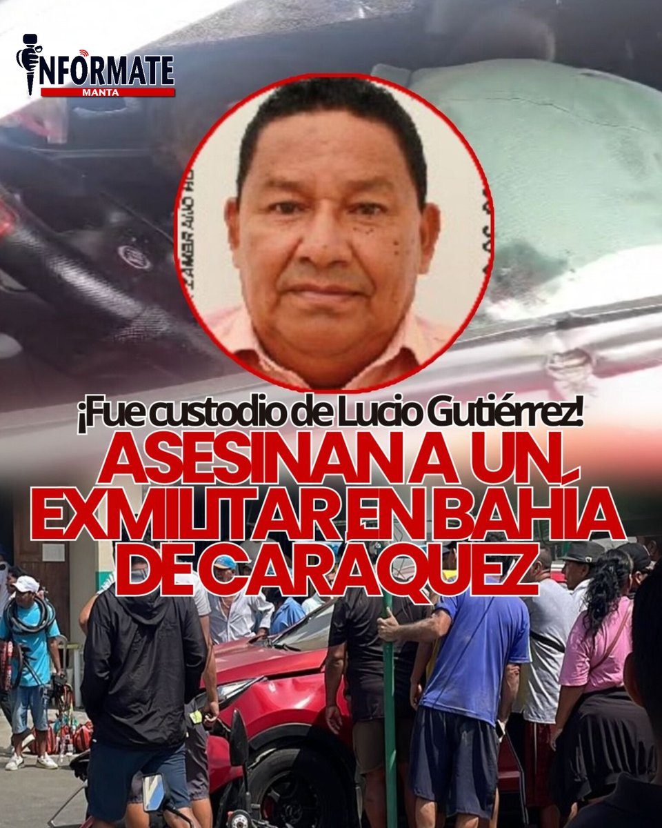 #MANABÍ || El hombre fue baleado dentro de su vehículo. 👇🏻 facebook.com/share/p/uHrKD8…