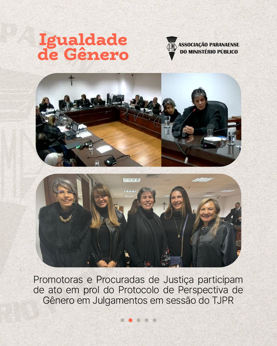 APMPPR's tweet photo. A APMP segue atuando em diversas frentes em prol da equidade de gênero no Sistema de Justiça paranaense e brasileiro.

Veja algumas ações recentes da APMP e das associadas com esse objetivo.
#igualdadedegênero #tbt https://t.co/1Ivh4Wg9Fi