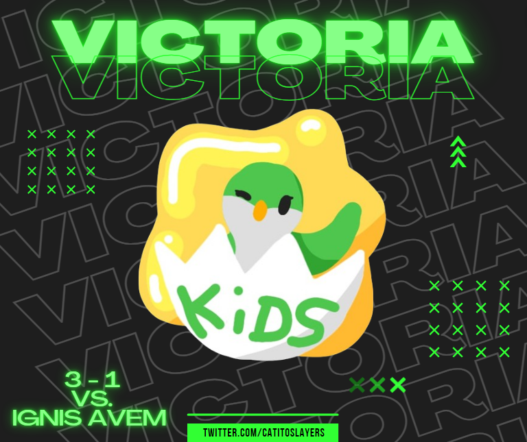 CatitoSlayers's tweet image. ¡VIIICTOOOOOOOORIIIIAAAAAAAAA DE LA ACADE! 🎓✨

Catito Kids vuelva a ganar para seguir avanzando en el torneo. 🐣

#CatiKids 🐤