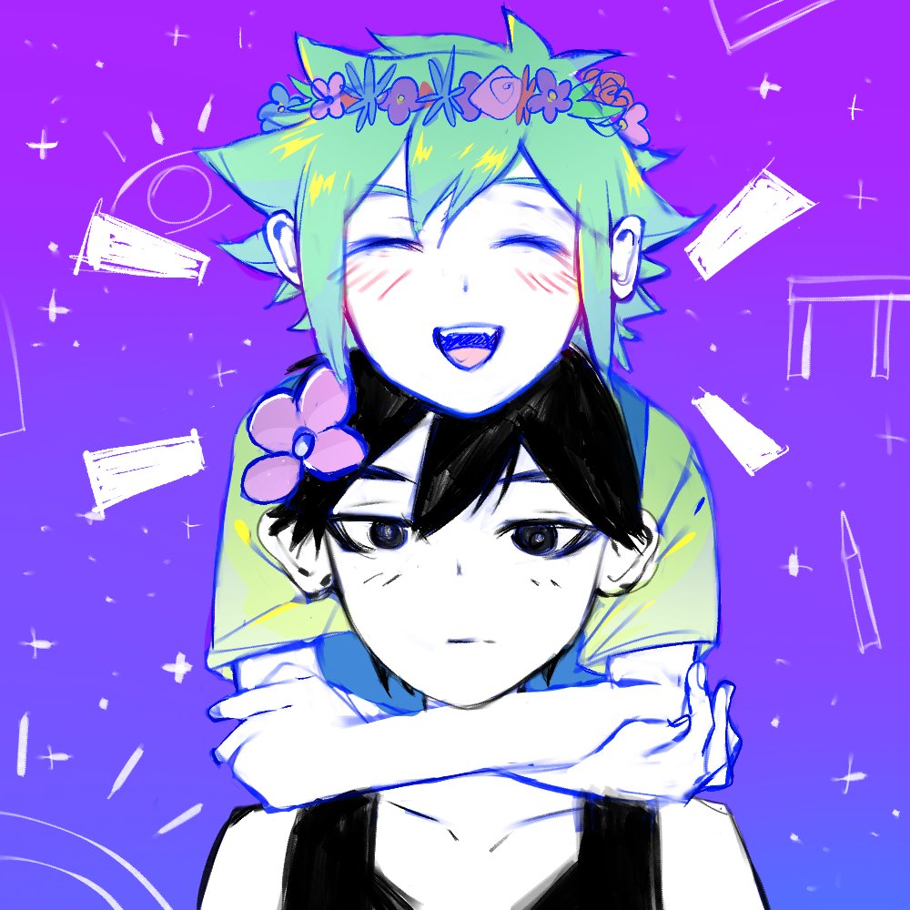 Ray_Draw12's tweet image. Basil and Omori!
#OMORIFANART #OMORI 
#omoribasil #drawingart #fanart
