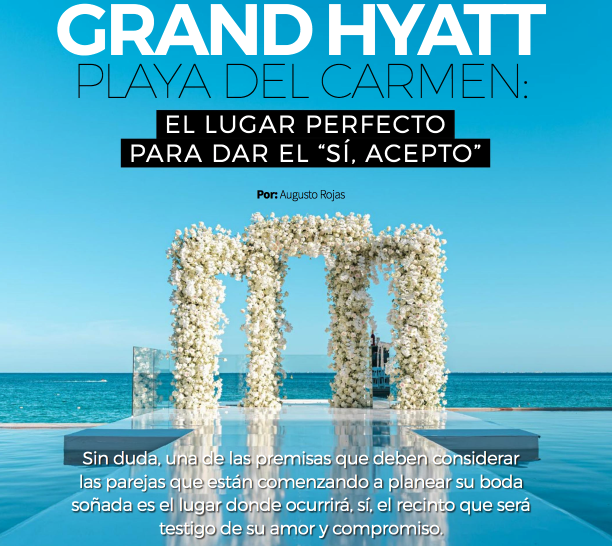 FianceeBodas's tweet photo. Grand Hyatt Playa del Carmen, el lugar perfecto para dar el “Sí, Acepto”
https://t.co/pvpbkWIdHQ
#bodaplaya #bodasdestino #bodasdestino #bodasdestinomexico #weddingbeach #caribemexicano  #grandhyatt #grandhyattplayadelcarmen https://t.co/2UqORvEroW