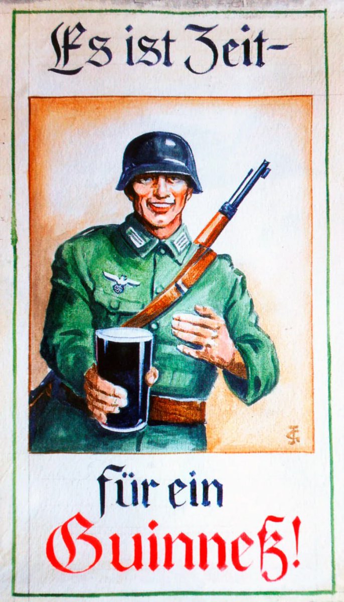Guinness advertisement from Germany in the 1930's