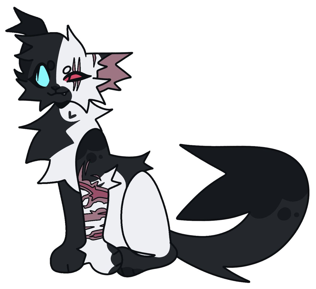 leafyisnotok's tweet photo. Personal art 😈 been drawing a lot lately… gotta get back on commissions soon tho #furryart https://t.co/BEdSPdXUIa