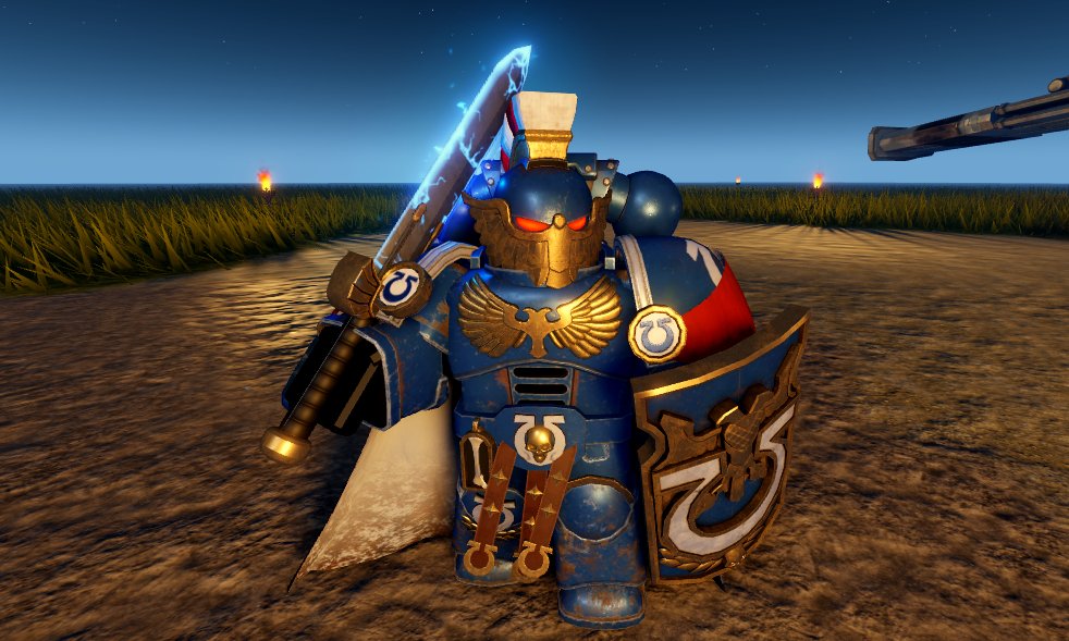 Ultramarines
Honour guard drip

#RobloxDev #ROBLOX #40K