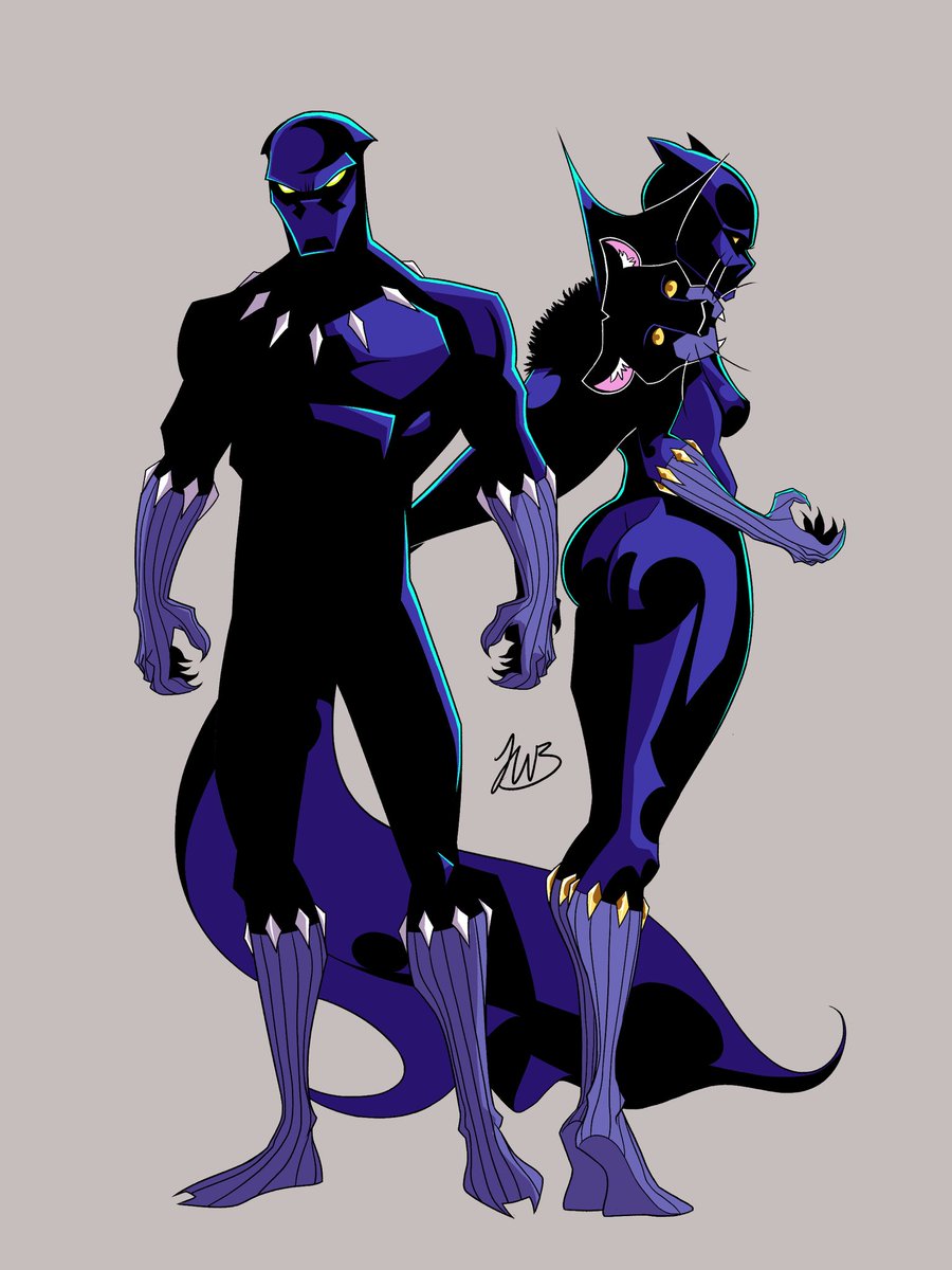 two2phace's tweet photo. Black Panthers
(T'Challa &amp; Shuri) https://t.co/t20FSVXuLh
