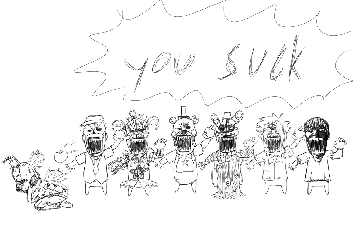 NotMyWaterfruit's tweet photo. fnaf 6 https://t.co/l74P7ZP1OO