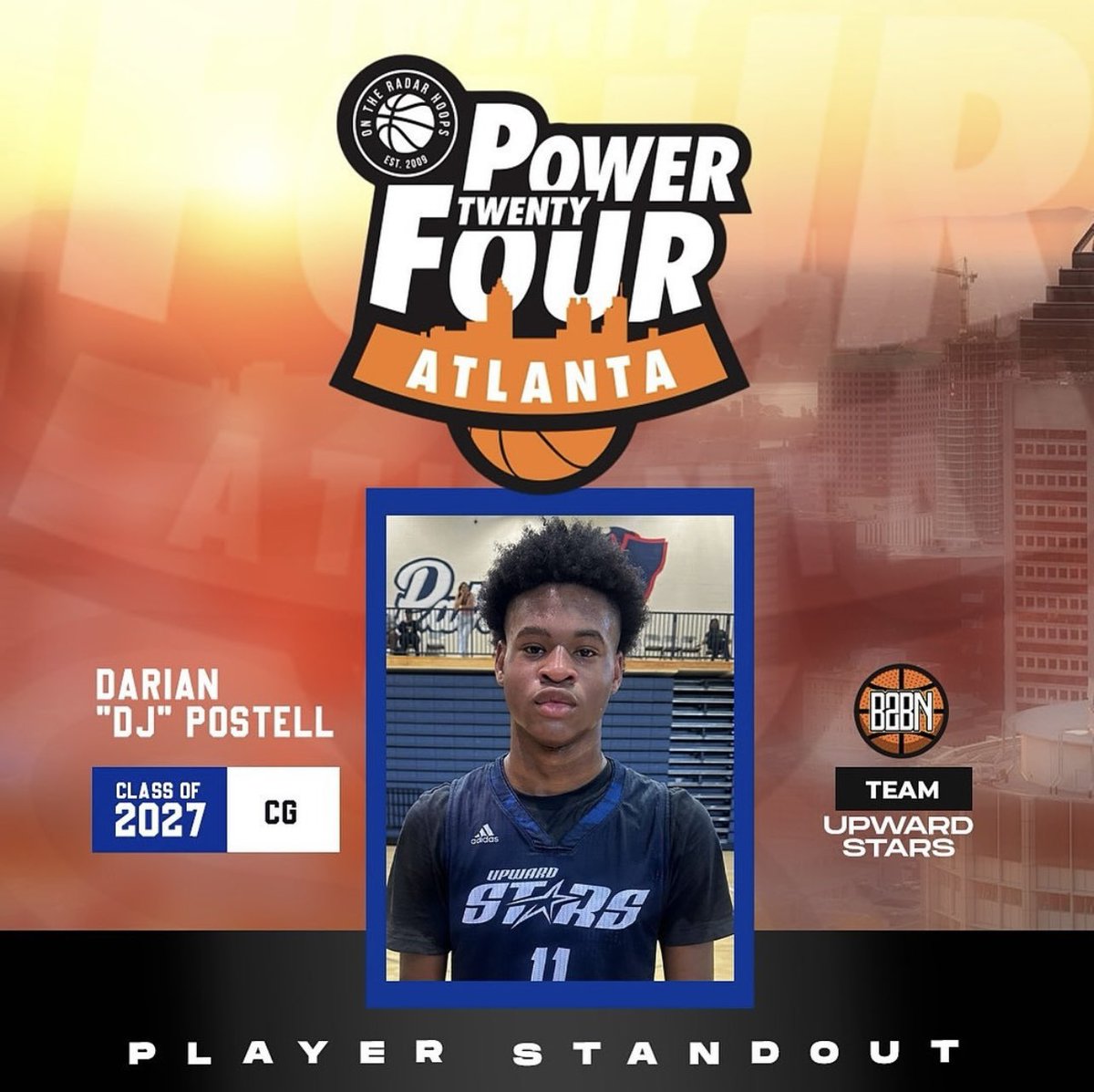 Dj Postell (@dj___postell) on Twitter photo (OTR PLAYER STANDOUT) <a href="/OntheRadarHoops/">Shun Williams</a> “Power 24”
2027 | CG - DJ Postell <a href="/UpwardStarsCSRA/">Upward Stars CSRA</a> <a href="/GtWarriorsBball/">Grovetown Warriors Basketball</a> #OTRpower24 (OTR PLAYER STANDOUT) <a href="/OntheRadarHoops/">Shun Williams</a> “Power 24”
2027 | CG - DJ Postell <a href="/UpwardStarsCSRA/">Upward Stars CSRA</a> <a href="/GtWarriorsBball/">Grovetown Warriors Basketball</a> #OTRpower24