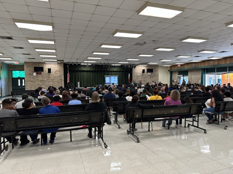 Haas Warrior Camp for our new 6th graders happening now!  We have a full house!  Welcome, new Warriors!