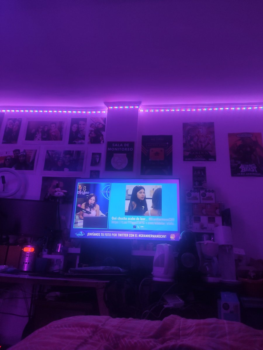 Acá desde Rosario, argentina, viendo a una diosa total . Me gusta mas gh chile que el de arg #GranHermamoCHV #GranHermanoChile