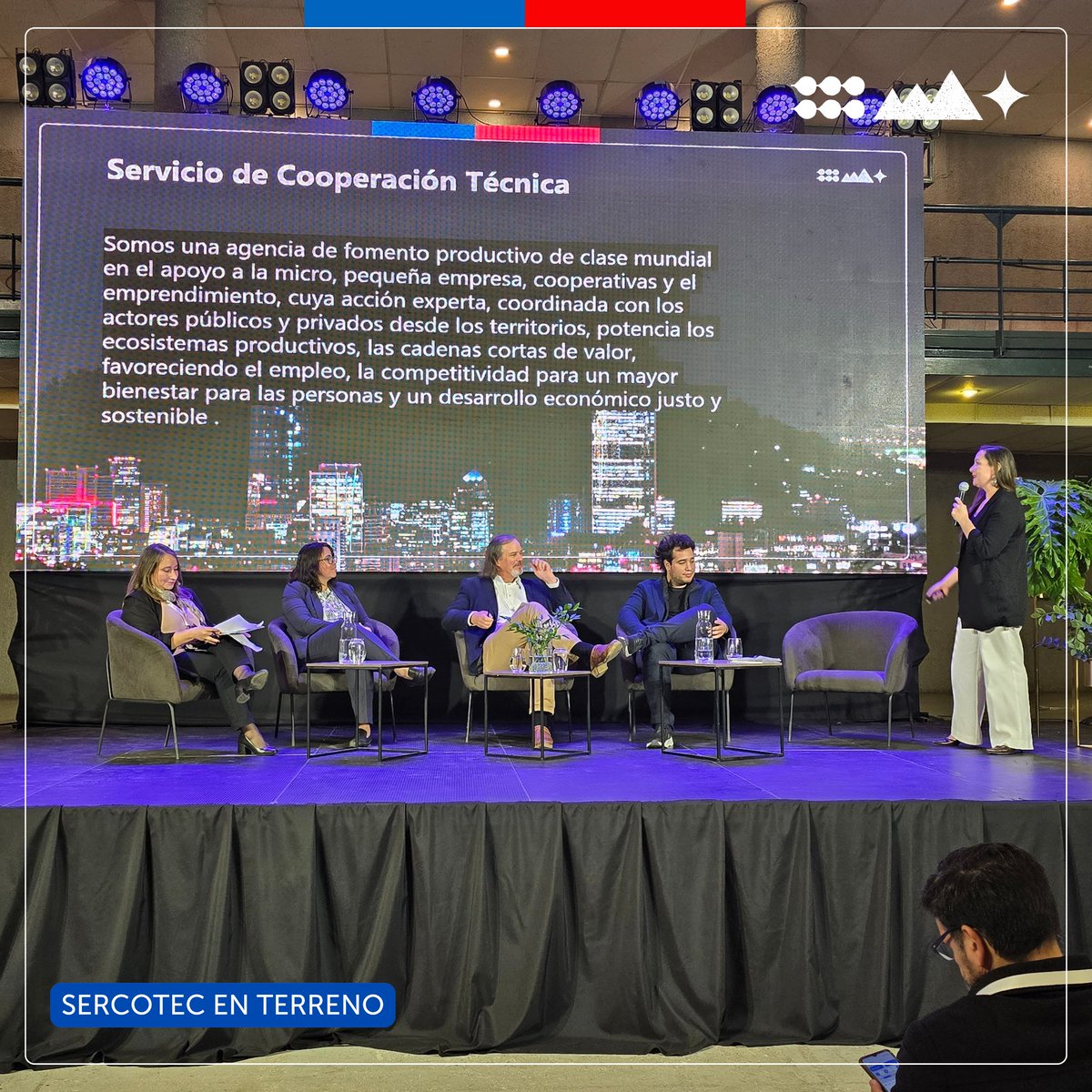 “Recuperando la ciudad para las personas” es el eslogan de Smart City Expo Santiago de Chile, organizada por el Gobierno de Santiago y donde Sercotec participa junto a 16 micro y pequeñas empresas y cooperativas que ofrecen soluciones inteligentes e innovadoras para las ciudades.