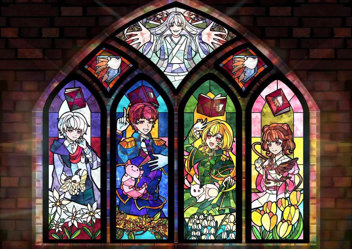 Ex_Libris_IR's tweet photo. そして2.5周年記念1枚絵!
これが2.5周年記念の壁紙やアクスタ/アクキーになります
Illustrated:姫猫らぐ
#EB_Archive https://t.co/L7RnW0vOAm