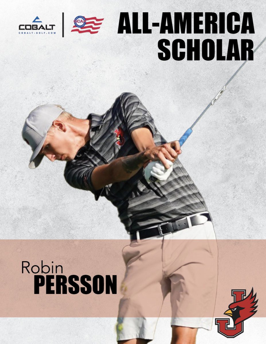 PutterHatesMe's tweet photo. Excellence on the course and in the classroom.  Congratulations Bryson and Robin on being named Cobalt All-American Scholars! https://t.co/O0hL4HIMbW