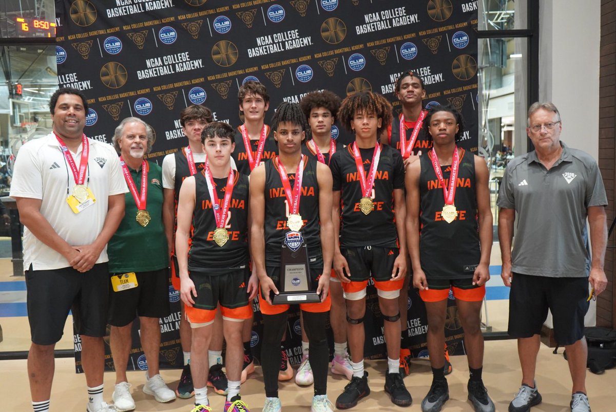 Congratulations to Indiana Elite 2027 on winning the Silver Bracket of the USA Basketball Club Championships going 4-2, with wins over both the Puma &amp; 3SSB Champions as well wins over EYBL Pro Skills &amp; New Heights Lightning.