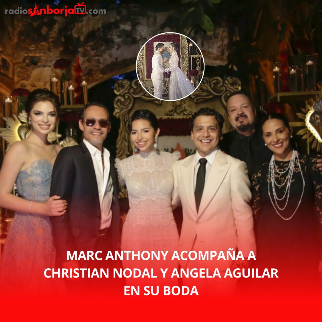 📢Marc Anthony acompaña a Christian Nodal y Angela Aguilar en su boda📢👇👇👇
facebook.com/photo/?fbid=96…