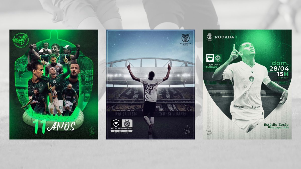 JosArcanjo's tweet photo. Sou designer gráfico com experiência na área esportiva.
Estou com AGENDA ABERTA para atender clubes de pequeno a médio porte, de qualquer modalidade, além de produzir peças gráficas para redes sociais de atletas.

Meu Portfólio: https://t.co/PJ2WUmGkiD

#DesignerGrafico https://t.co/00s98LyxQs