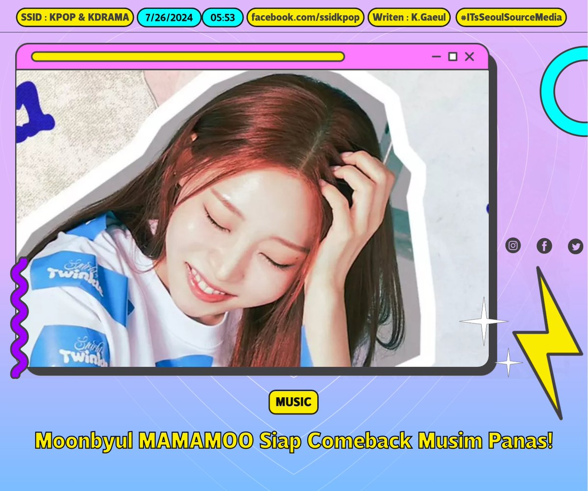 kpopdankdramaid's tweet photo. #Moonbyul Comeback Musim Panas dengan "Starlit of Twinkle" #MAMAMOO #RepackageAlbum #TeaserImage
Baca: https://t.co/Mzqhjm26Mq
-🍂 https://t.co/gvIjKOnu2s