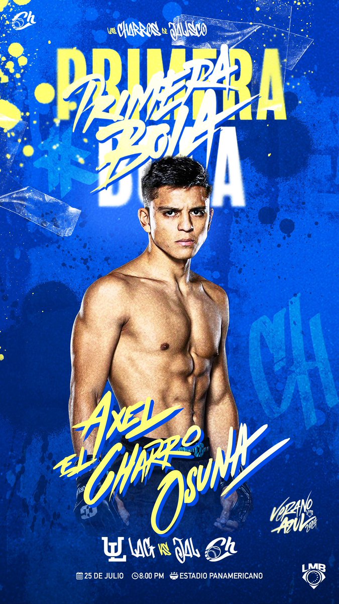 charrosbeisbol's tweet photo. El luchador MMA Axel ‘El Charro’ Osuna será el encargado de lanzar la primera bola esta noche en el 🏟️🤠. https://t.co/mJNpS98pWA