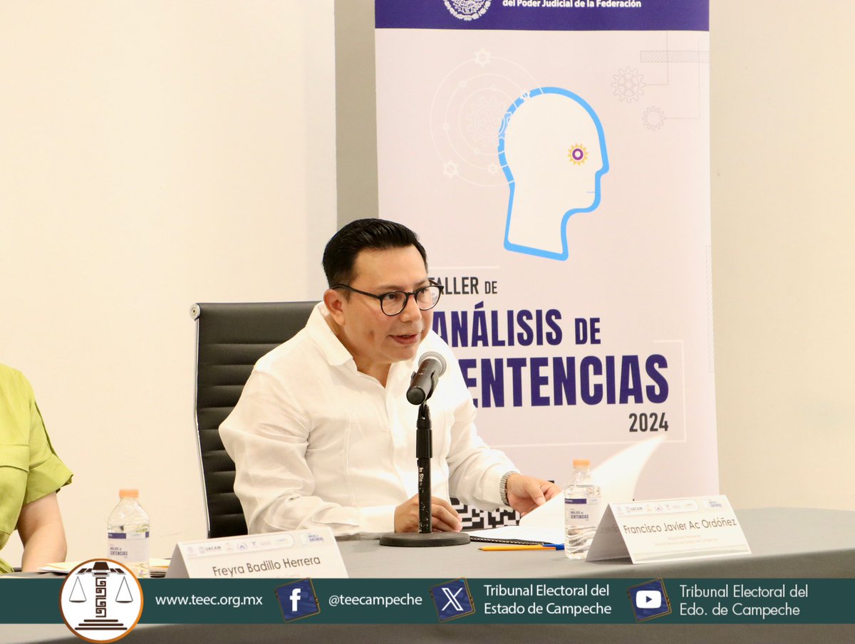 teecampeche's tweet photo. Taller de Análisis de Sentencias, universalidad del voto en los sistemas normativos internos y aplicación de visita in situ.

Consulta el #Boletín https://t.co/mapsvhxjiX https://t.co/PnlsfZHHmu
