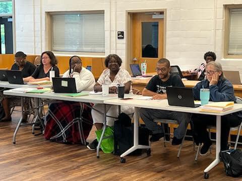 SumterMeals's tweet photo. Our theme for the 2024-2025 school year: Culinary Champions: All-In for a Taste of Victory! Today our leaders completed a full day of preparation for a new academic year. #ALLINFORSSD https://t.co/DWXz4MIAXc