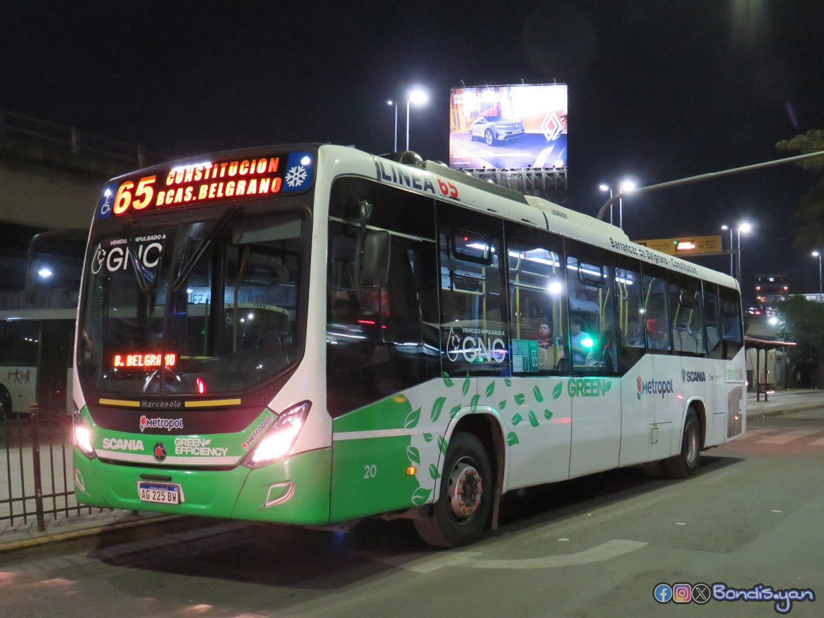BondisYan's tweet photo. #NOVEDAD
Línea ❻❺ / Nuevo Interno 20 / Marcopolo TORINO / Scania K-280 B (impulsado a "GNC").
.
Ex Interno 3094 de la #linea176
.
.
.
.
#linea65 #marcopolo #marcopolotorino #scania #k280b #metropol #lanuevametropol #gnc #colectivognc #busgnc #plazaconstitución #constitucion https://t.co/bAA3FYd2ne