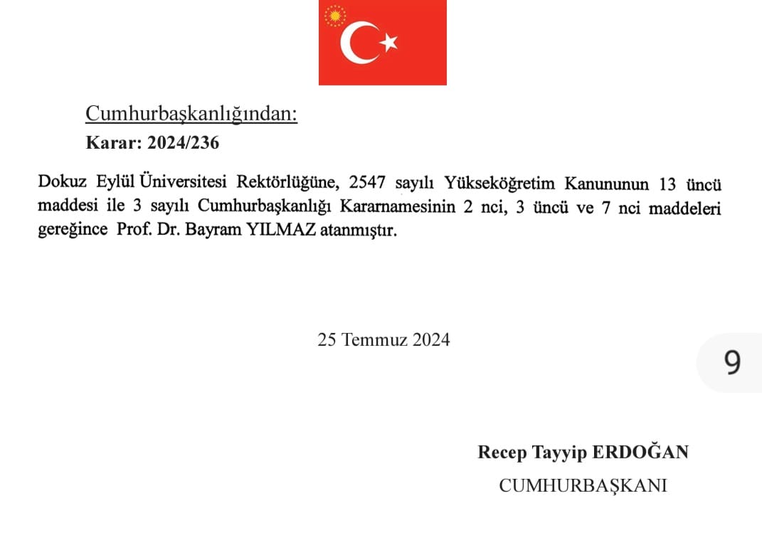 ibrahimykslsn's tweet photo. @universitemDEU'nun yeni asil rektörü atandı ve #Hotar'ın atadığı idarecilerle çalışan rektör vekili #MahmutAk dönemi sona erdi. Prof.Dr. Bayram Yılmaz'ın önünde iki seçenek var. Mevcut çarpık düzeni sürdürmek ya da hasar tespiti yapıp akademik iyileşmeyi yönelik adımları atmak. https://t.co/HRQo3zZ9GT