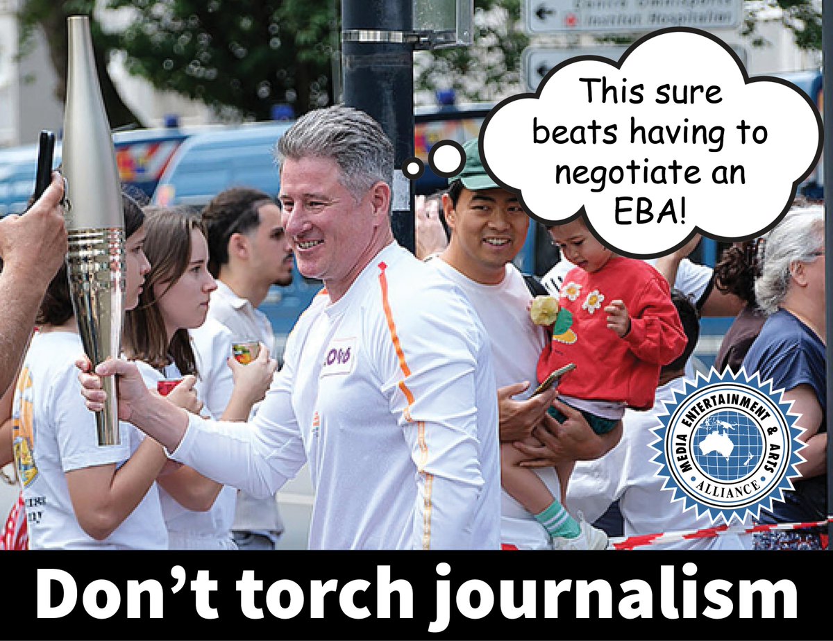 Thread: how to support #MEAAmedia members at Nine Publishing on strike today.

1. Sign and share this petition: meaa.io/3SoUHem

#DontTorchJournalism