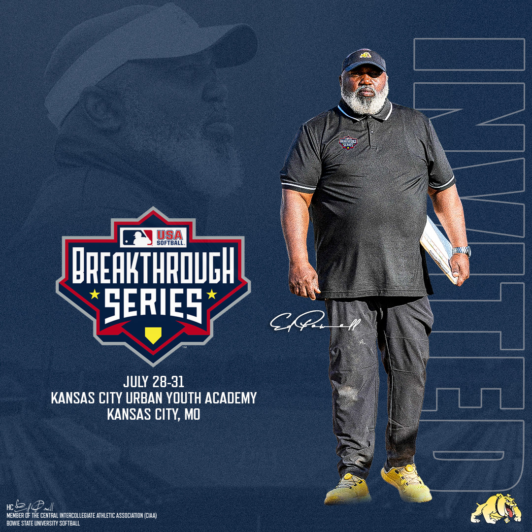 Bowie State Athletics (@bsu_sports_info) on Twitter photo ๐๐ฅ๐๐๐๐๐ก๐ ๐๐๐ฅ๐ฅ๐๐๐ฅ๐ฆ ๐ฅ๐ฅ
Congrats to our head softball coach Ed Powell for being invited to coach at the MLB Breakthrough Series held in Kansas City on July 28-31!
๐ฐ: shorturl.at/0qYNN
#BulldogNation #ChampionshipMindset #HBCUSoftball #CIAASoftball ๐๐ฅ๐๐๐๐๐ก๐ ๐๐๐ฅ๐ฅ๐๐๐ฅ๐ฆ ๐ฅ๐ฅ
Congrats to our head softball coach Ed Powell for being invited to coach at the MLB Breakthrough Series held in Kansas City on July 28-31!
๐ฐ: shorturl.at/0qYNN
#BulldogNation #ChampionshipMindset #HBCUSoftball #CIAASoftball