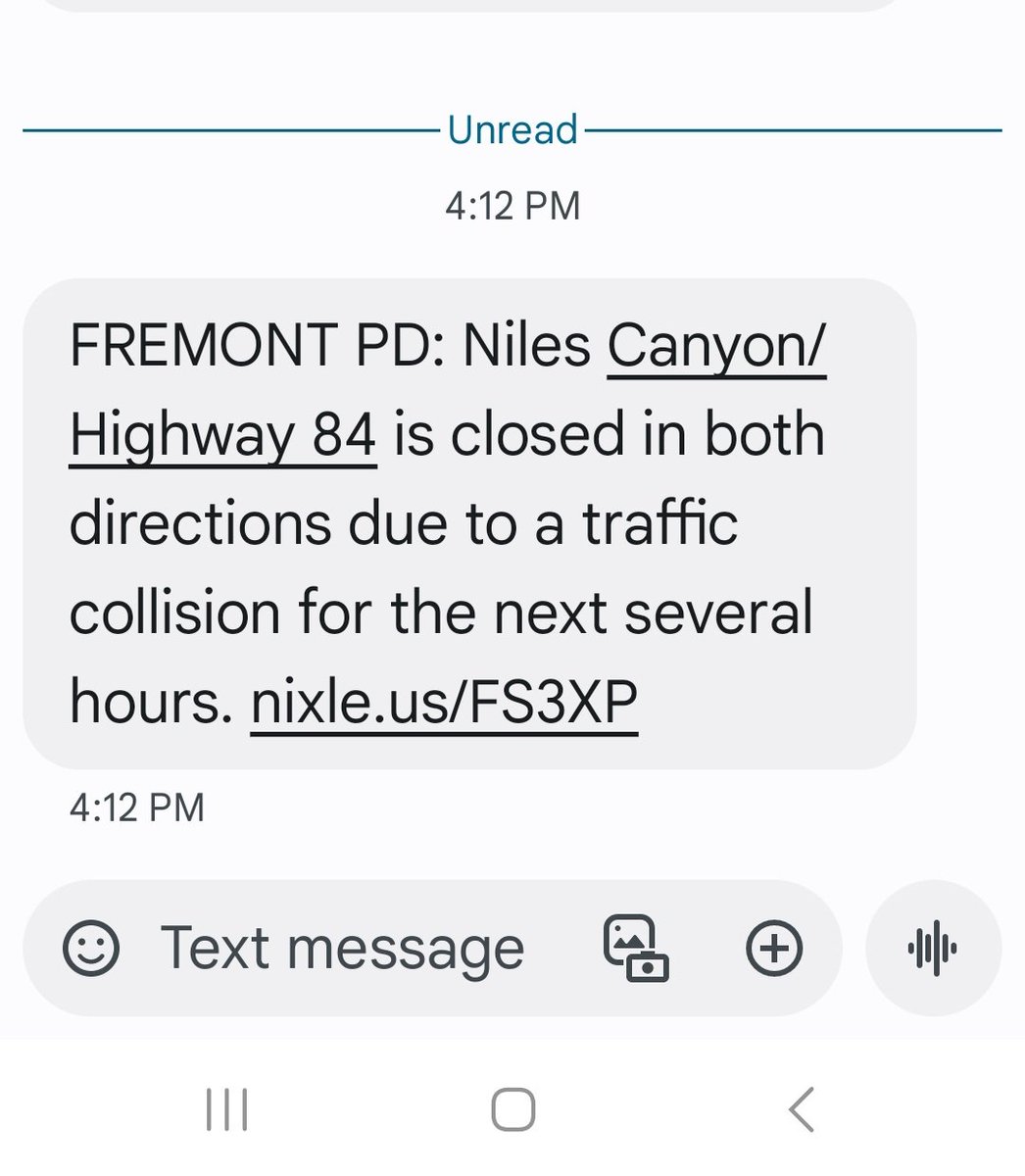 Heads Up D1, Niles Canyon is closed BOTH directions! #Traffic #alternateroute