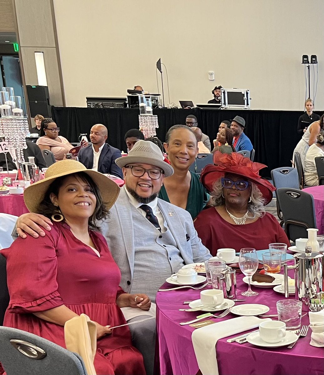 PCRI Executive Director/ CEO Kymberly Horner also shares words of support to the United Negro College Fund (UNCF) Portland Leadership Council Member, Marcy Bradley; D'Artagnan Caliman (he/him) Vice President of the 1803 Fund and Michelle Harper UNCF PDX Leadership Council Chair.