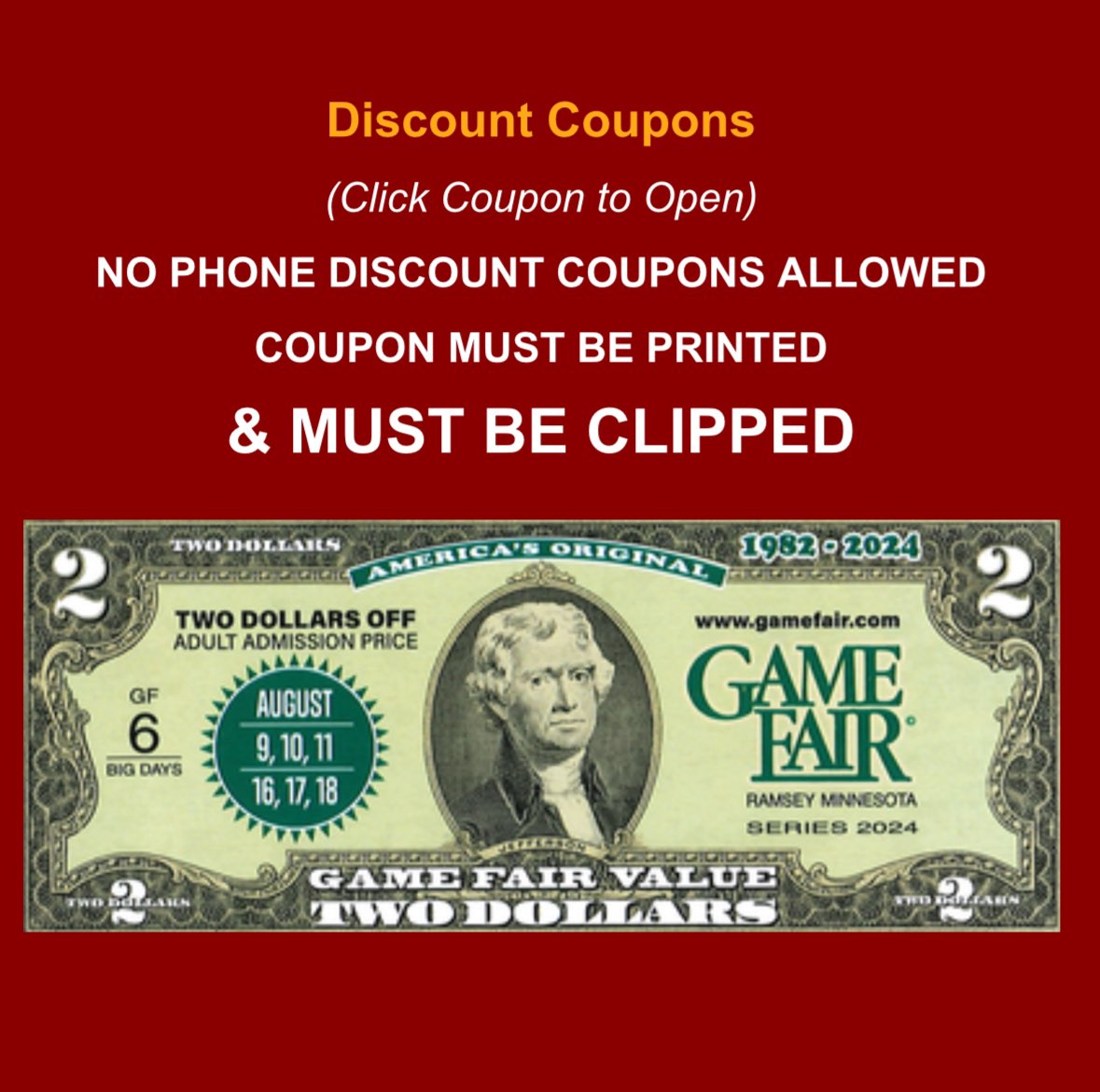 Make sure to visit gamefair.com and get your discount coupon!