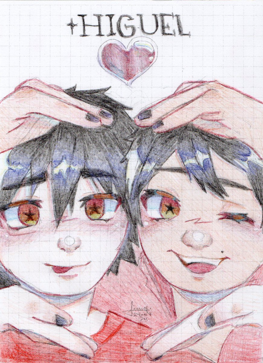 astral_finn's tweet photo. 🎸🤖 <3
•
•
•
(#higuel #hiroguel #riguelrivera  #hirohamada #traditionalart #dibujo #draw ) https://t.co/xZZT0cHxhA