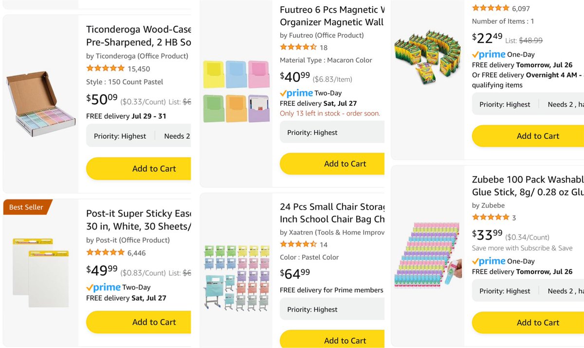 Thank you 🙏🏻 you have been SO awesome 

🗓️ Teaching for 17 years 
🗺️ New Jersey
📚 Middle School English 
🖍️📓 books, supplies, and materials! 
🙏🏻 New district, new grade level, empty classroom! Any help is appreciated! Below are my most needed items! 

amazon.com/hz/wishlist/ls…