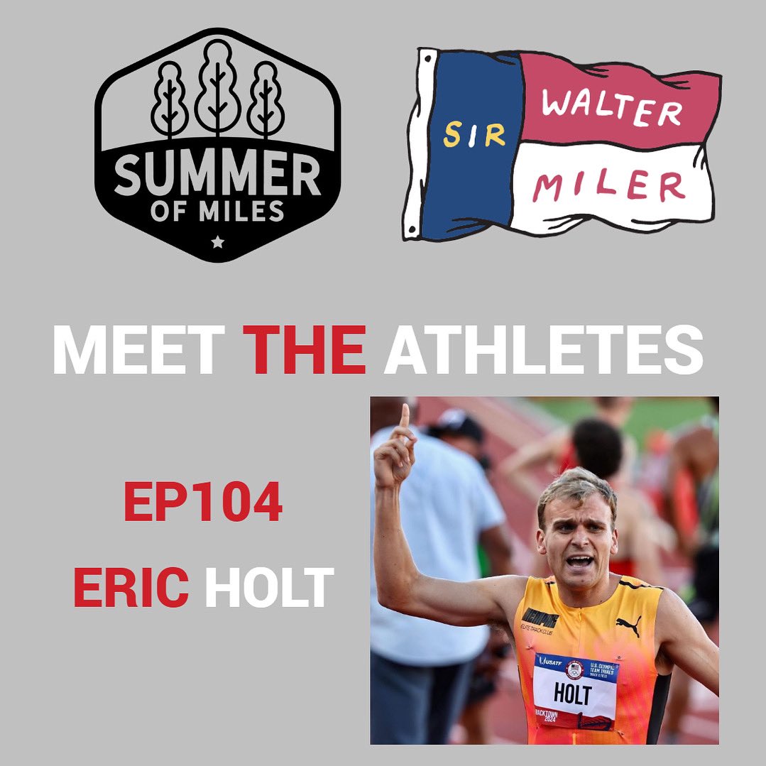 SummerOfMiles's tweet image. Eric Holt joins Pat to discuss his new life as a Puma athlete, what his future plans are and how he'll keep the fire burning, as part of the lead up to the 2024 Sir Walter Miler.
summerofmiles.com/episode-104-er…