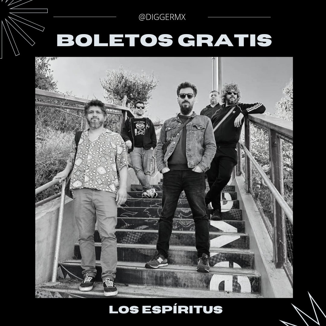 Tenemos boletos para que nos acompañen al show de Los Espíritus en el Auditorio BB. Primer paso dar RT.