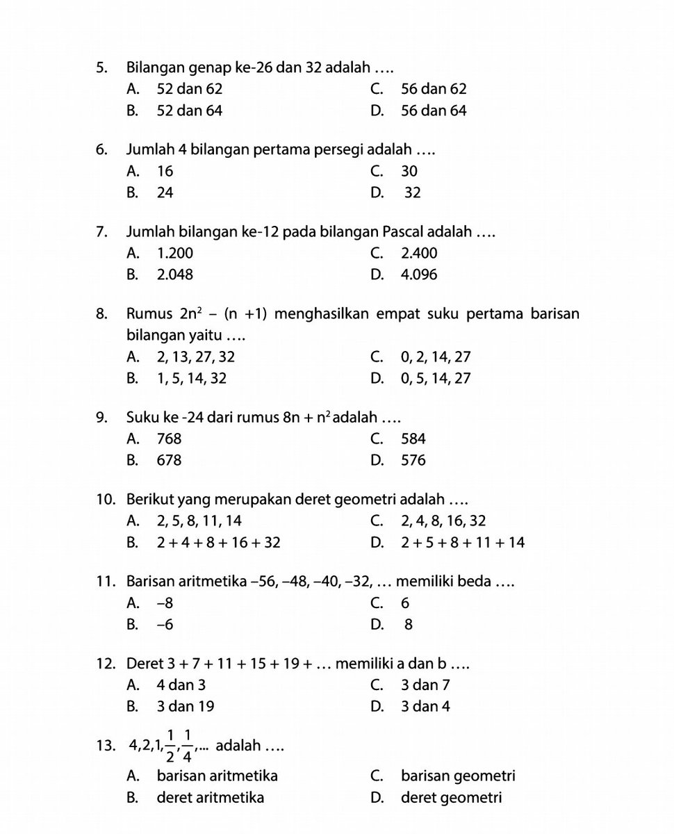 jijahstudy's tweet photo. ᭝ ᨳଓ ՟LATIHAN SOAL PK/PM DASAR ˖⋆࿐໋
bab barisan dan deret bilangan https://t.co/Urxyxoskp9
