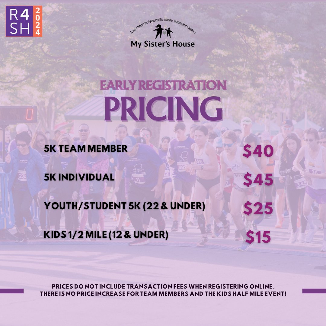 SAVE THE DATE 🗓️
Saturday, Oct. 26
21st Annual #RunForASafeHaven 5K Run/Walk 👟