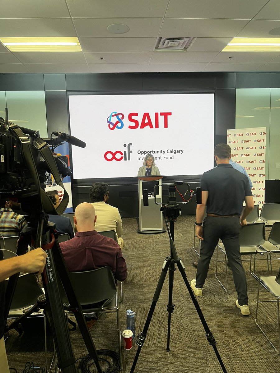 Career first! 🥇

Managed and executed my very first press conference with <a href="/calgaryeconomic/">Calgary Economic Dev</a> and <a href="/sait/">SAIT</a> this morning for the OCIF investment in their ACT Hub.

#futureproof