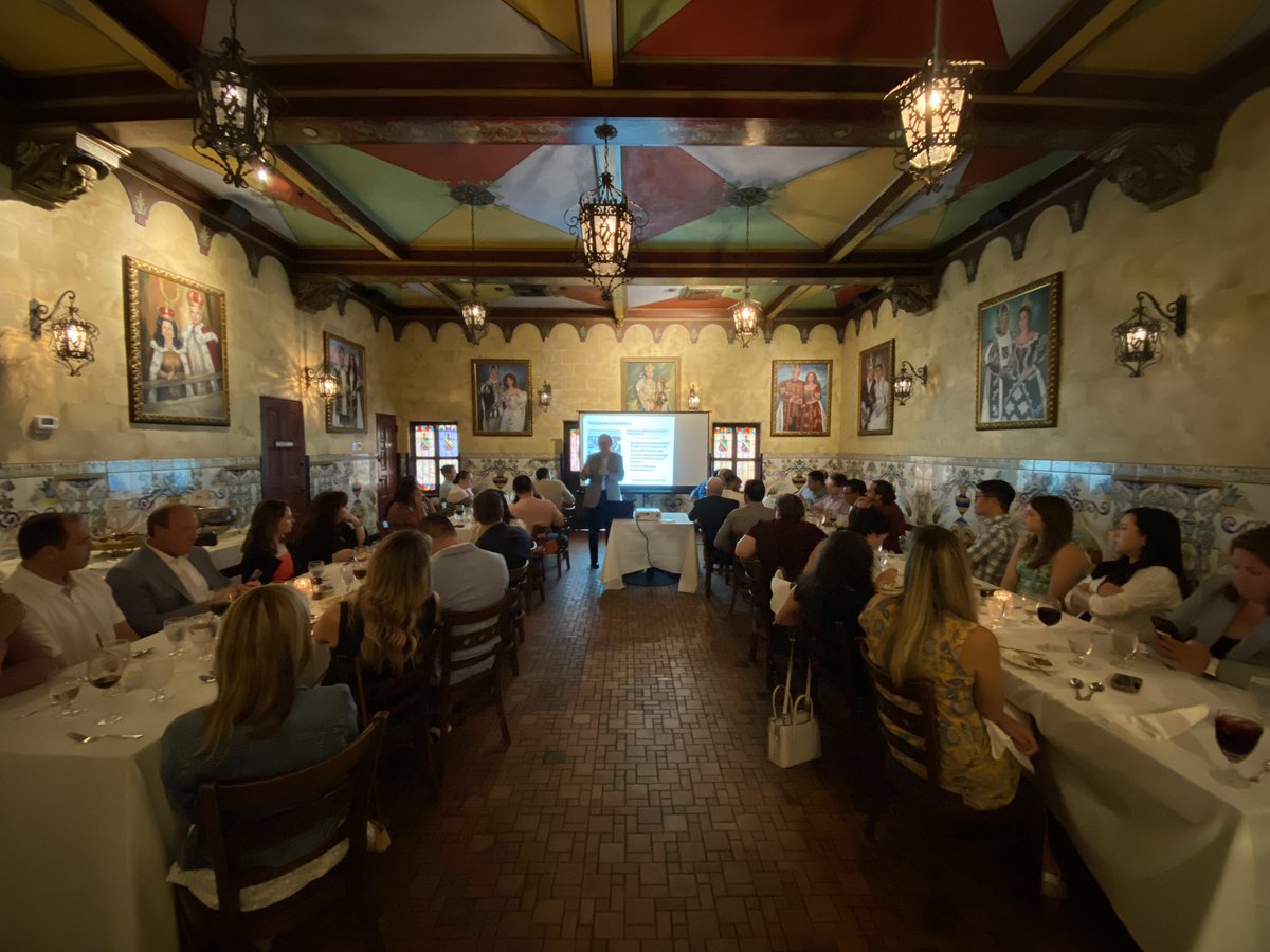 Jason W Denbo (@denbojw) on Twitter photo Packed room to listen to Dr. Jason Fleming talk about building a career in HPB surgery <a href="/Columbia1905/">Columbia Restaurant</a>
<a href="/MoffittNews/">Moffitt Cancer Center</a> <a href="/AcademicSurgery/">Assoc4AcademicSurgery</a> <a href="/AHPBA/">AHPBA</a> <a href="/SocSurgOnc/">Society of Surgical Oncology</a> <a href="/DanielAnayaMD/">Daniel Anaya</a> <a href="/HoggNDMD/">Melissa Hogg</a> <a href="/VautheyMD/">Jean-Nicolas Vauthey MD</a> <a href="/UTSWMedCenter/">UT Southwestern Medical Center</a> <a href="/AGangiMD/">Alexandra Gangi, MD</a> <a href="/CDTzeng/">Ching-Wei D. Tzeng</a> <a href="/drrmthomas/">Ryan M. Thomas, MD</a> <a href="/HopSTranCao/">Hop S. Tran Cao</a> <a href="/MHepatobiliary/">Moffitt Hepatobiliary</a> <a href="/Chee_CheeStucky/">Chee-Chee Stucky</a> Packed room to listen to Dr. Jason Fleming talk about building a career in HPB surgery <a href="/Columbia1905/">Columbia Restaurant</a>
<a href="/MoffittNews/">Moffitt Cancer Center</a> <a href="/AcademicSurgery/">Assoc4AcademicSurgery</a> <a href="/AHPBA/">AHPBA</a> <a href="/SocSurgOnc/">Society of Surgical Oncology</a> <a href="/DanielAnayaMD/">Daniel Anaya</a> <a href="/HoggNDMD/">Melissa Hogg</a> <a href="/VautheyMD/">Jean-Nicolas Vauthey MD</a> <a href="/UTSWMedCenter/">UT Southwestern Medical Center</a> <a href="/AGangiMD/">Alexandra Gangi, MD</a> <a href="/CDTzeng/">Ching-Wei D. Tzeng</a> <a href="/drrmthomas/">Ryan M. Thomas, MD</a> <a href="/HopSTranCao/">Hop S. Tran Cao</a> <a href="/MHepatobiliary/">Moffitt Hepatobiliary</a> <a href="/Chee_CheeStucky/">Chee-Chee Stucky</a>
