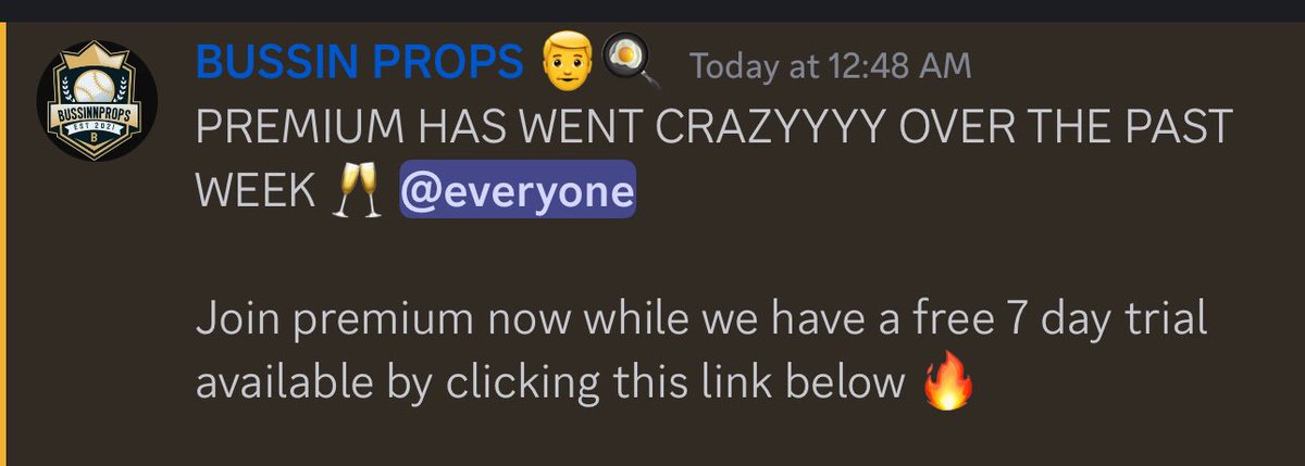 AcePicksSB's tweet photo. PREMIUM HAS WENT CRAZYYYY OVER THE PAST WEEK 🥂 #BettingX 

Join premium now while we have a free 7 day trial available by clicking this link below 🔥

https://t.co/FvUoR98DC6

With CFB and NFL coming up only more is to come 💰

Discord link: https://t.co/Quo7w5mubY https://t.co/RyqdRY4BTo