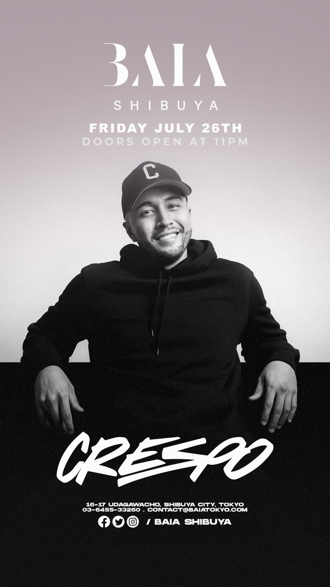 Tonight at #BaiaShibuya🪩