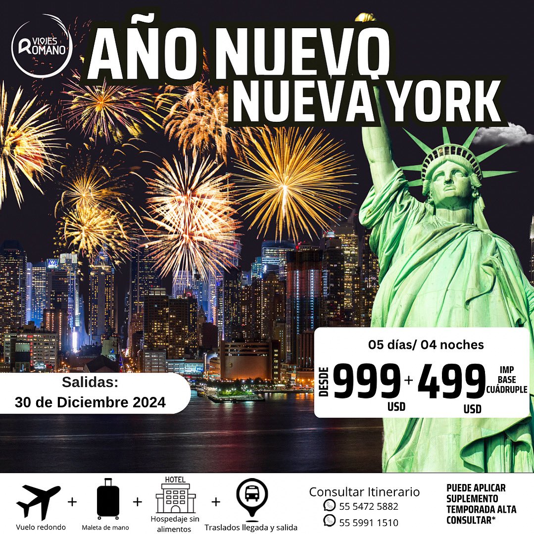 Viajes_Romano's tweet photo. Consulta el itinerario y reserva con nosotros !! 
🧑🏼‍💻Consulte el itinerario y Reserva con Nosotros👩🏻‍💻

📲 Whats App Ámbar Hernández: https://t.co/jskE91Z0nt
📩 ventas@viajesromano.com
📥Inbox
#viajes https://t.co/oY8LfsgZo0