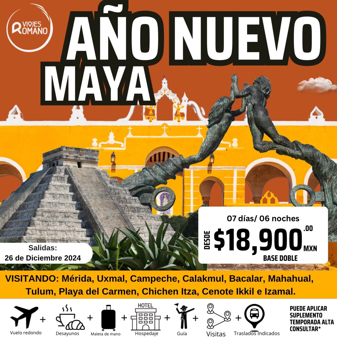 Viajes_Romano's tweet photo. Consulta el itinerario y reserva con nosotros !! 
🧑🏼‍💻Consulte el itinerario y Reserva con Nosotros👩🏻‍💻

📲 Whats App Ámbar Hernández: https://t.co/jskE91Z0nt
📩 ventas@viajesromano.com
📥Inbox
#viajes https://t.co/oY8LfsgZo0